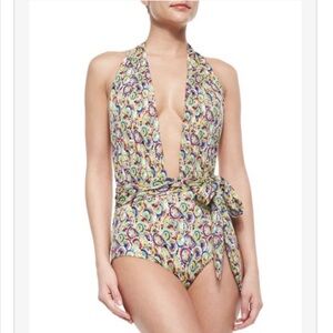 EUC Carolina Herrera archive collection swimsuit